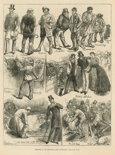 Exposition de bétail du Smithfield Club - English School
