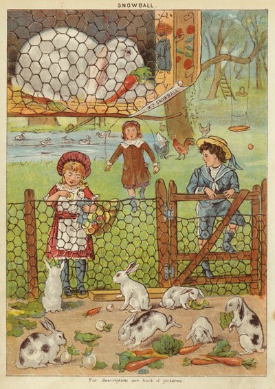Boule de neige (chromolithographie) - English School