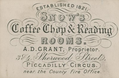 Café et salles de lecture de Snow - English School