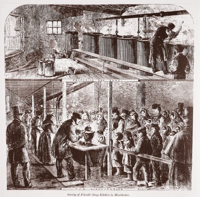 Cuisine de soupe de la Société des Amis à Manchester - English School