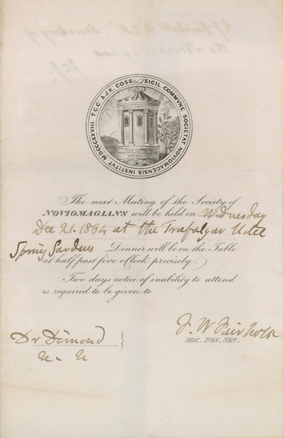 Société des Noviomagiens - English School
