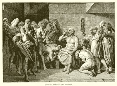 Socrate buvant la ciguë - English School