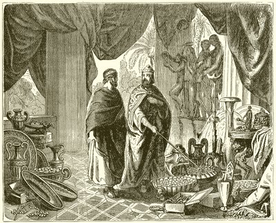 Solon dans le trésor de Crésus - English School