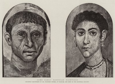 Quelques peintures égyptiennes anciennes - English School