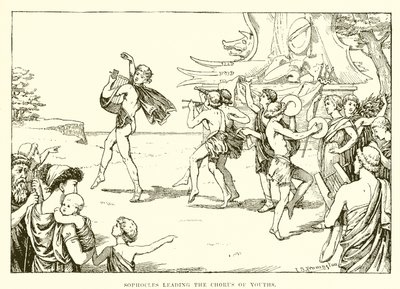 Sophocle menant le chœur des jeunes - English School