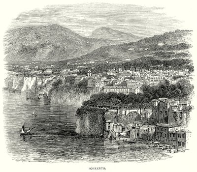Sorrente (gravure) - English School