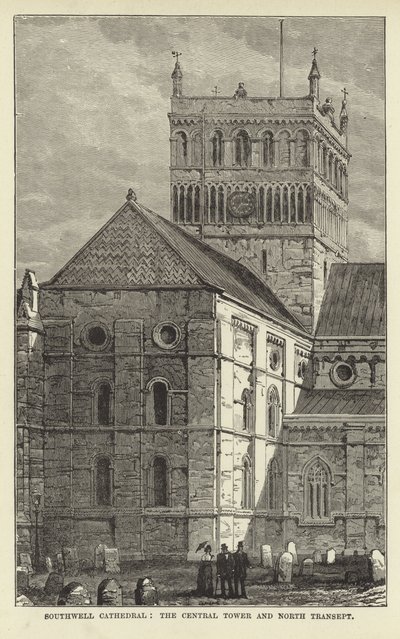 Cathédrale de Southwell, tour centrale et transept nord - English School