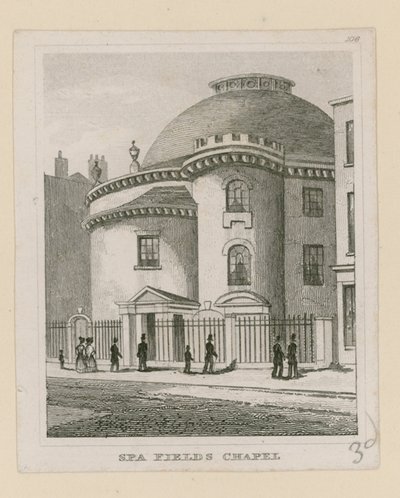 Chapelle de Spa Fields, Clerkenwell - English School