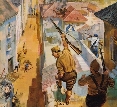 Guerre civile espagnole - English School