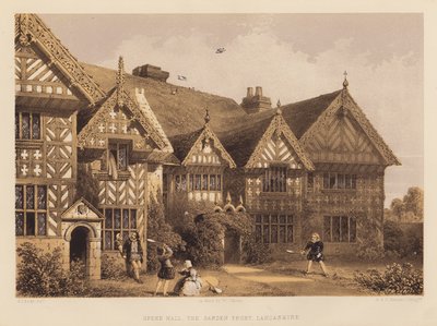 Speke Hall, la façade du jardin, Lancashire - English School