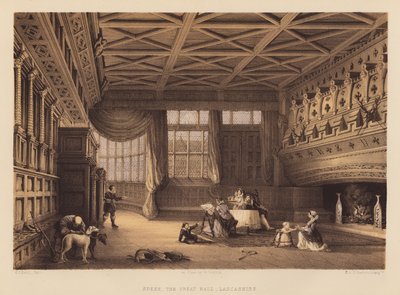 Speke, la Grande Salle, Lancashire - English School