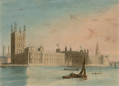 Vues protéennes de Spooner : Les nouvelles Chambres du Parlement - English School