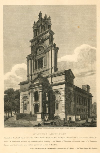 Église de St Ann, Limehouse, Londres - English School