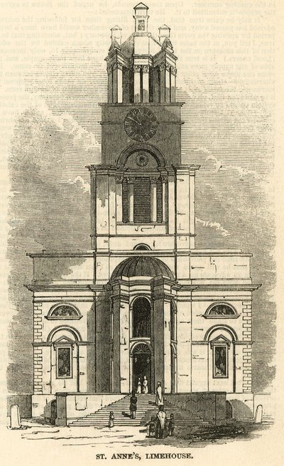 Église de St Ann, Limehouse, Londres - English School