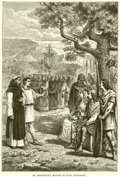 Mission de Saint Augustin au roi Ethelbert - English School