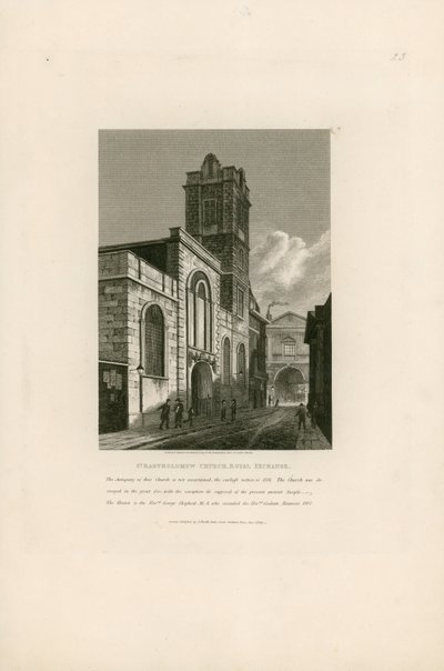 Église Saint-Barthélemy, Royal Exchange, Londres - English School
