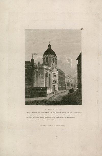 St Bennet Finck, Threadneedle Street, Londres - English School
