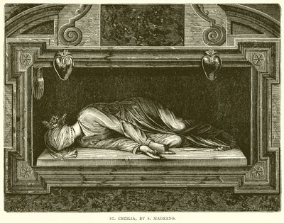 Sainte Cécile, par S. Maderno - English School