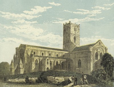 Cathédrale de Saint-David, vue sud-ouest - English School