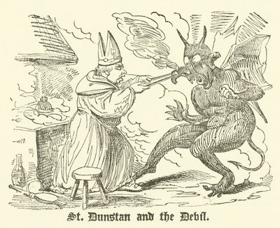 Saint Dunstan et le Diable - English School