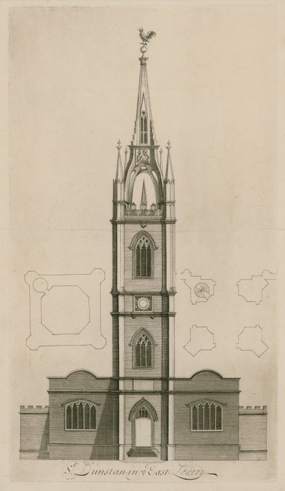 St Dunstan in the East, Londres - English School