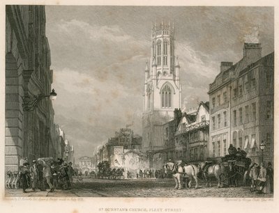 Église St Dunstans, Fleet Street, Londres - English School