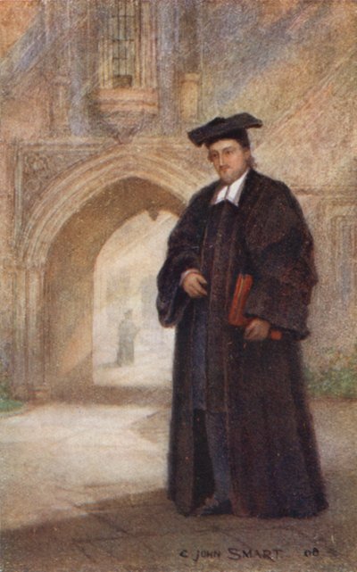 Saint Edmund Campion : Bld Edmund Campion en robes de proctor, portail du collège St John