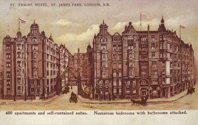 Hôtel St Ermins, St James Park, Londres, Sud-Ouest - English School