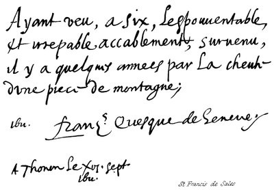 Saint François de Sales - English School
