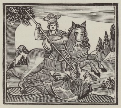 Saint Georges (gravure) - English School