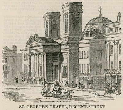 Chapelle St Georges, Regent Street, Londres - English School