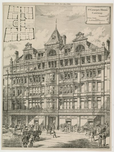 St Georges House, Eastcheap, Londres - English School