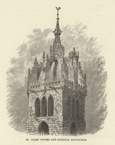 Tour et clocher de St Giles, Édimbourg - English School