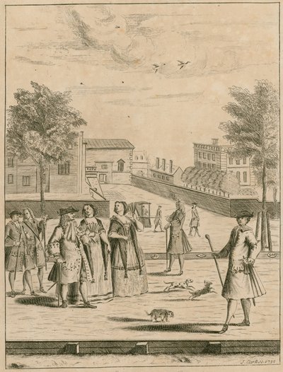 Parc St James, The Mall, 1732 - English School