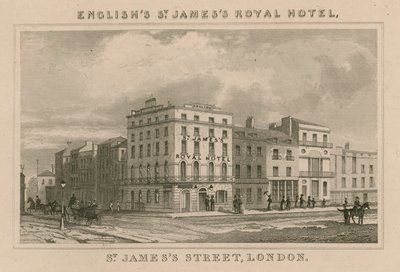 St Jamess Royal Hotel, St Jamess Street, Londres - English School