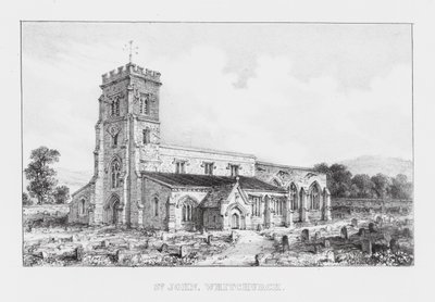 St John, Whitchurch (gravure) - English School