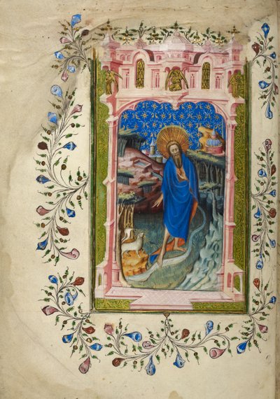 Saint Jean-Baptiste, avec Agnus Dei 1405-10 - English School