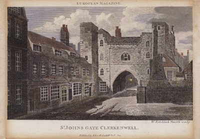 Porte de St John, Clerkenwell, Londres - English School