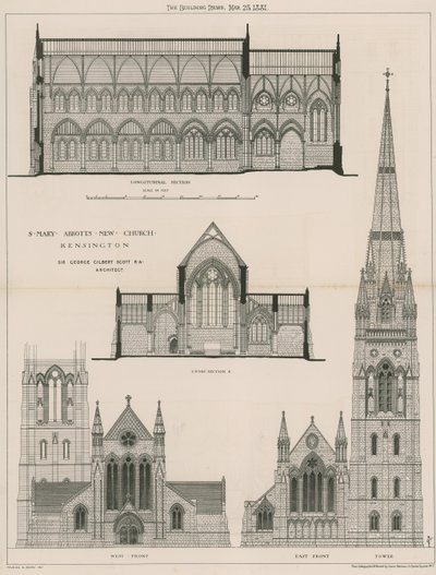 Nouvelle église St Mary Abbotts, Kensington - English School
