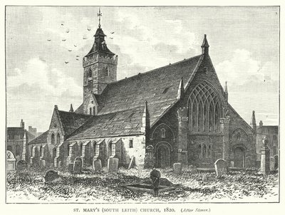 Église St Mary (South Leith) - English School