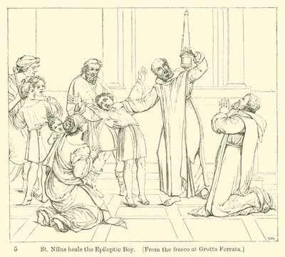 Saint Nil guérit le garçon épileptique, d