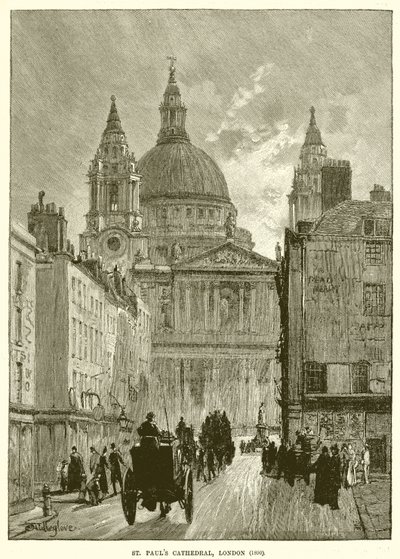 Cathédrale Saint-Paul, Londres (1890) - English School