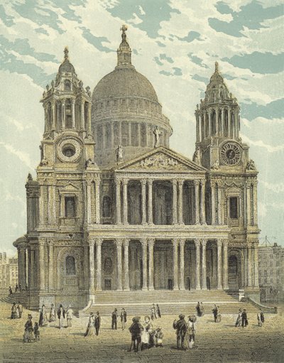 Cathédrale Saint-Paul, façade ouest - English School