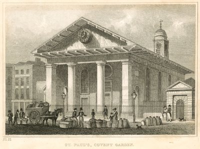 St Pauls, Covent Garden, Londres - English School