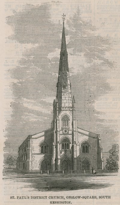 Église de district St Pauls, Onslow Square, South Kensington - English School