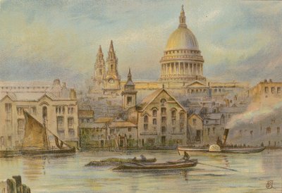 Saint-Paul, depuis la Tamise - English School