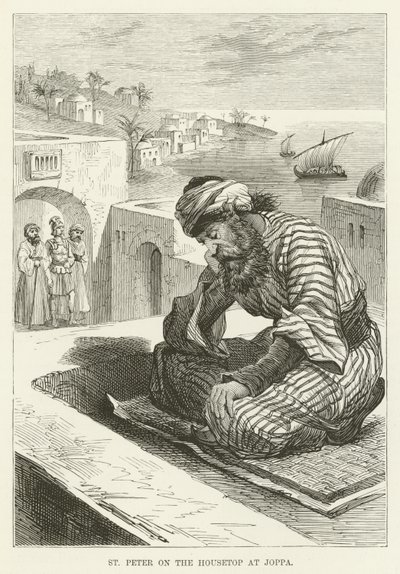 Saint Pierre sur le toit à Joppé - English School