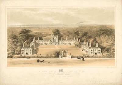 Hôpital Saint-Pierre fondé le 2 octobre 1618, reconstruit par la Fishmongers Company à Wandsworth, Surrey - English School
