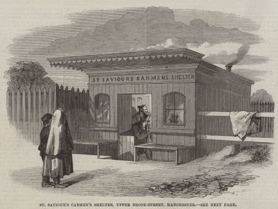 Abri pour cochers de St Saviour, Upper Brook-Street, Manchester - English School