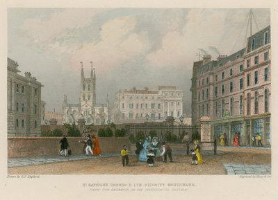Église Saint-Sauveur et ses environs - English School